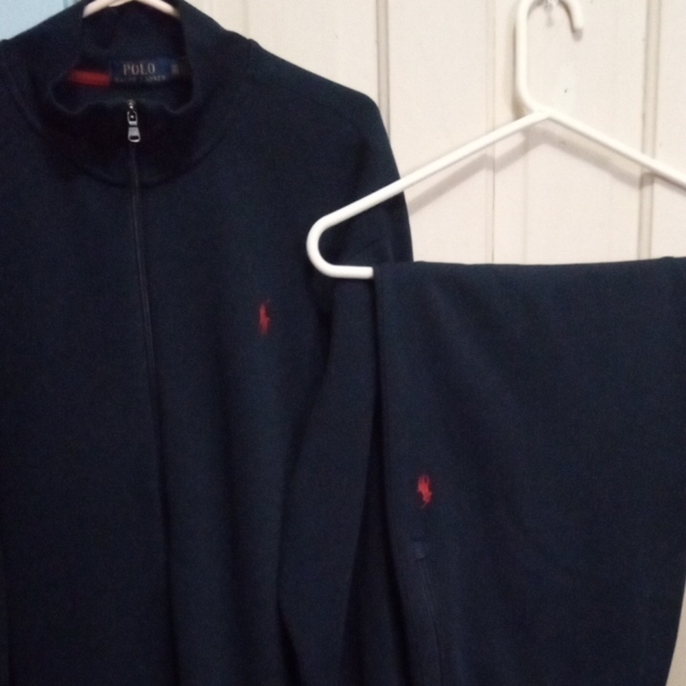 Polo By Ralph Lauren Gently Worn Waffle Knit Tracksuit Xxl🔥🔥🔥🔥🔥🔥